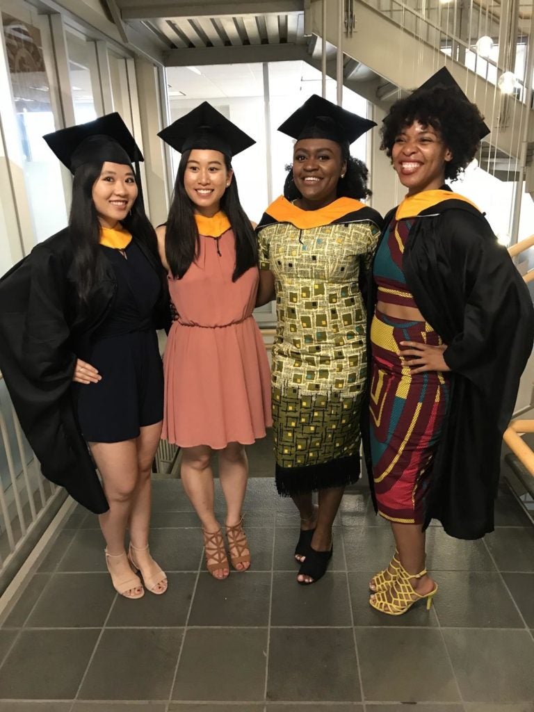 Global Health Students Participating in 2018 Commencement
