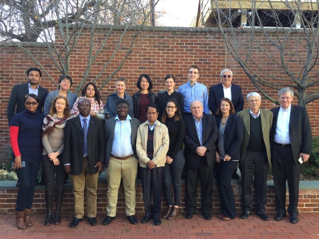 Symposium attendees included Georgetown University faculty members, students, and urban researchers in Bangladesh, Burkina Faso, and Ghana. 