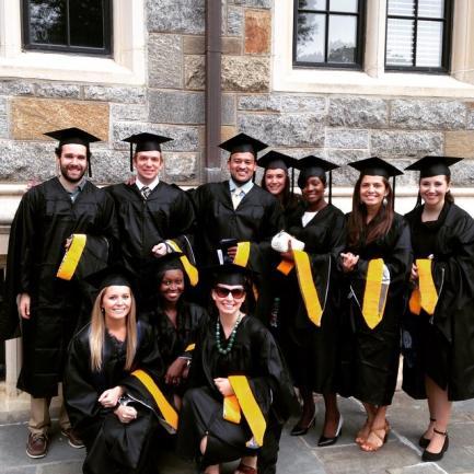 MSGH graduates at 2015 Commencement. 